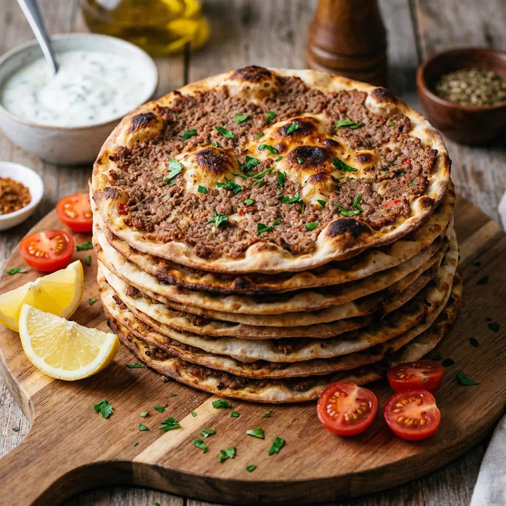 لحم بعجين من مطعم خاتون
